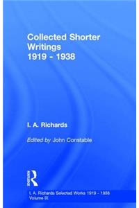 Collected Shorter Writings V9