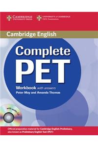 Complete Pet Workbook with Answers with Audio CD