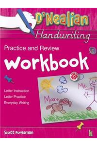 Dnealian Handwriting 1993 Practice and Review Workbook Grade K