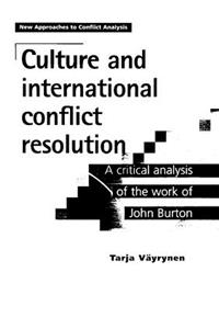 Culture and International Conflict Resolution