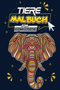 Tiere Malbuch für Erwachsene