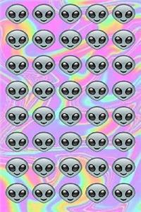 Notizbuch mit Aliens