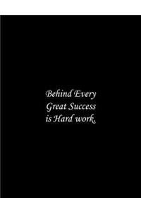 Behind Every Great Success is Hard work