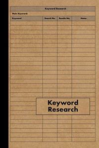 Keyword Research Notebook