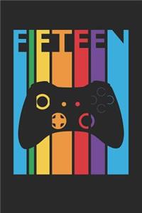 Gaming Notebook for 15 Year Old Boys and Girls - Colorful Gaming Journal - 15th Birthday Gift for Gamer Diary