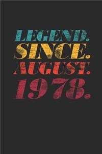 Legend Since August 1978