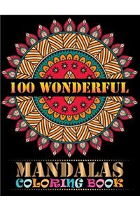 100 Wonderful Mandalas Coloring Book