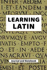 Learning Latin Journal and Notebook