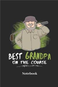 Best Grandpa on the Course Notebook