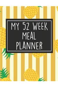 My 52 Week Meal Planner
