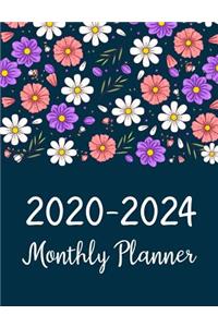 2020-2024 Monthly Planner