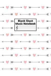 Blank Sheet Music Notebook