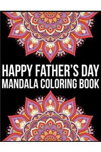 Happy Father's Day Mandala Coloring Book