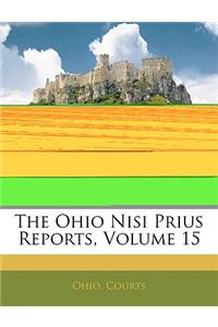 The Ohio Nisi Prius Reports, Volume 15