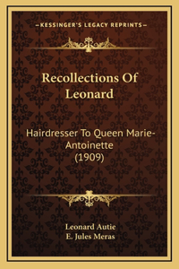 Recollections Of Leonard