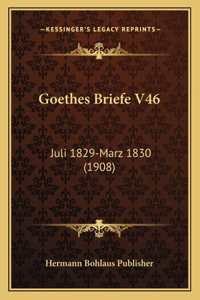 Goethes Briefe V46