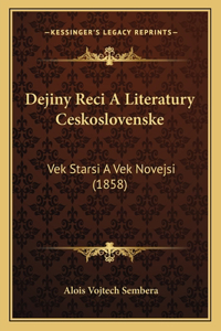 Dejiny Reci A Literatury Ceskoslovenske
