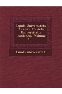 Lunds Universitets Ars-Skrift