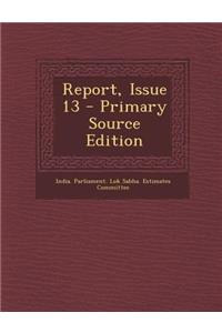 Report, Issue 13