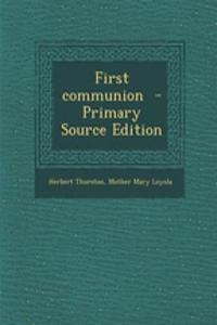 First Communion