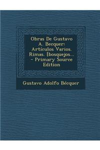 Obras de Gustavo A. Becquer