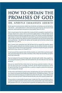How to Obtain the Promises of God