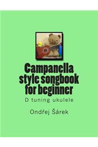 Campanella style songbook for beginner