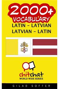 2000+ Latin - Latvian Latvian - Latin Vocabulary