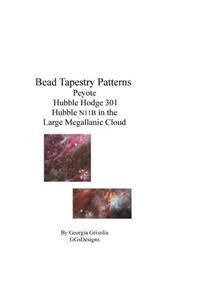 Bead Tapestry Patterns Peyote Hubble Hodge 301 Hubble N11B in the Large Megallanic Cloud