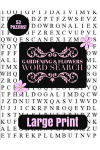 Gardening & Flowers Large Print Word Search