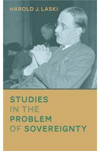Studies in the Problem of Sovereignty (1917)