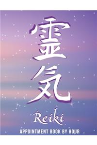 Reiki Appointment Book by Hour