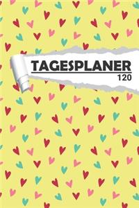 Tagesplaner Herz Muster