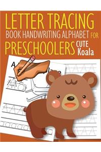 Letter Tracing Book Handwriting Alphabet for Preschoolers Cute Koala