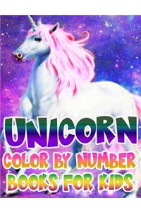 Unicorn Color By Number Books For Kids