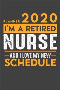 Planner 2020 for retired NURSE