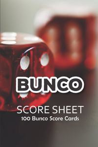 Bunco Score Sheets