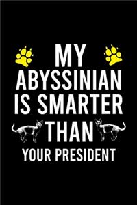 My Abyssinian Is Smarter Than Your President