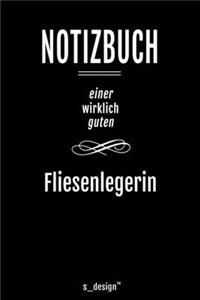 Notizbuch für Fliesenleger / Fliesenlegerin