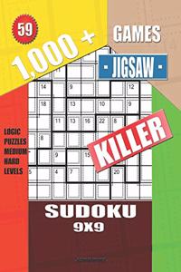 1,000 + Games jigsaw killer sudoku 9x9