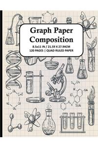 Graph Paper Composition Notebook