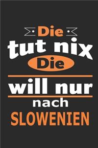 Die tut nix Die will nur nach Slowenien