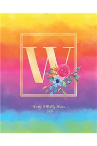 Weekly & Monthly Planner 2020 W