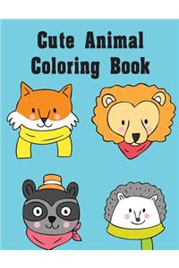 Cute Animal Coloring Book
