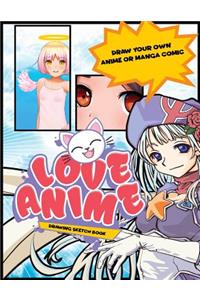 Anime Love Drawing Sketch Book