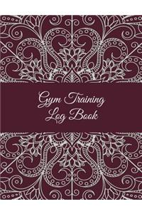 Gym Training Log Book: Classic Mandala, 2019 Weekly Meal and Workout Planner and Grocery List 8.5 X 11 Weekly Meal Plans for Weight Loss & Diet Plan