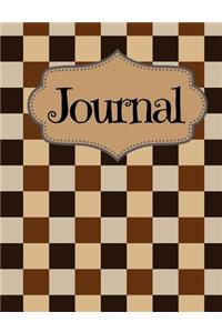 Checkered Coffee Shades Notebook