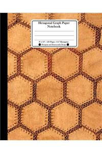 Hexagonal Graph Paper Notebook. 8