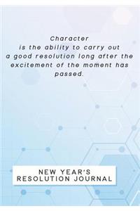New Years Resolution Journal