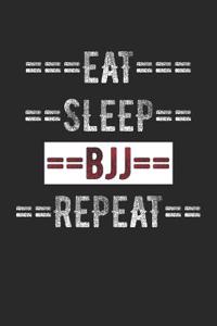 Brazilian Jiu-Jitsu Journal - Eat Sleep BJJ Repeat